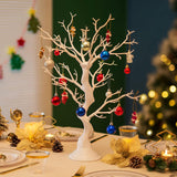 White Artificial Tree for Tree Centerpiece for Weddings Christmas Birthday Party Home Indoor Outdoor Decoration 23 Inches