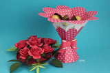 3D Paper Flower Bouquet SVG – Rolled Roses Bouquet Vase Gift Box 🌹🎁