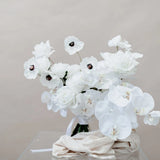 Artificial Flowers Bridal Bouquet - All White