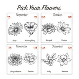 Custom Birth Flower Bouquet – Personalized Family Birth Month Tattoo Design 🌸💖