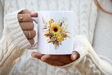 Floral Bouquet Gift Mug – Autumn Flower Bouquet Coffee Mug 🍂🌸