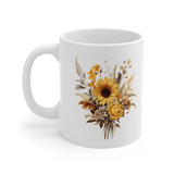 Floral Bouquet Gift Mug – Autumn Flower Bouquet Coffee Mug 🍂🌸