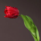 1pcs New Silk Luxury Parrot Tulip 60cm Artificial Flower Real Touch Fake Flower Bouquet For Wedding Decoration Home Garen Decor