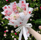 Hello Kitty &amp; Kuromi Bouquet – Cute &amp; Colorful Artificial Flowers Bouquet 🎀🌸