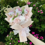 Hello Kitty &amp; Kuromi Bouquet – Cute &amp; Colorful Artificial Flowers Bouquet 🎀🌸
