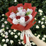 Hello Kitty &amp; Kuromi Bouquet – Cute &amp; Colorful Artificial Flowers Bouquet 🎀🌸