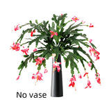 Large Artificial Plants Fake Flower Red Crab Claw Wedding Decoration Hotel Garden Home Decor Accessories