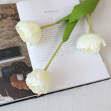 Artificial Tulips Flowers Real Touch Pink High Quality Luxury Silk Fabric Fake Flower Home Room Wedding Decoration Bride Bouquet