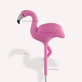 Mini pink flamingo drink stirrer stick, 8cm tall and 11g in weight, perfect for party decorations or cocktails – available at xsrose.com