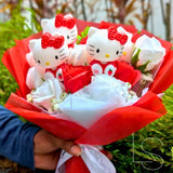 Sanrio Hello Kitty Flower Bouquet – Cute Sanrio Kitties Flower Arrangement 🎀🌸