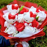 Sanrio Hello Kitty Flower Bouquet – Cute Sanrio Kitties Flower Arrangement 🎀🌸