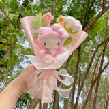 Sanrio Bouquet – Hello Kitty & Flower Melody Plush Bouquet 🎀🌸