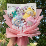 Sanrio Bouquet – Hello Kitty & Flower Melody Plush Bouquet 🎀🌸