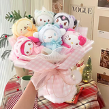 Sanrio Bouquet – Hello Kitty & Flower Melody Plush Bouquet 🎀🌸