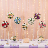 Pack of 2 Fake Flowers, Silk Rose Flowers, Suit for Wedding/Party Centerpiece Road Lead Flower Rack Decorations, 2 Pieces